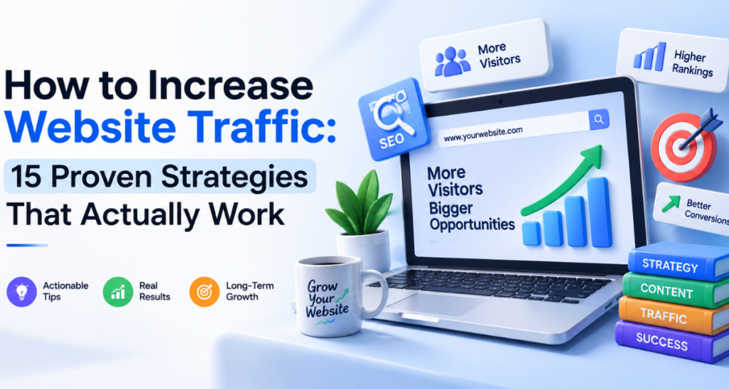 How to Increase Website Traffic: 15 Proven Strategies That Actually Work